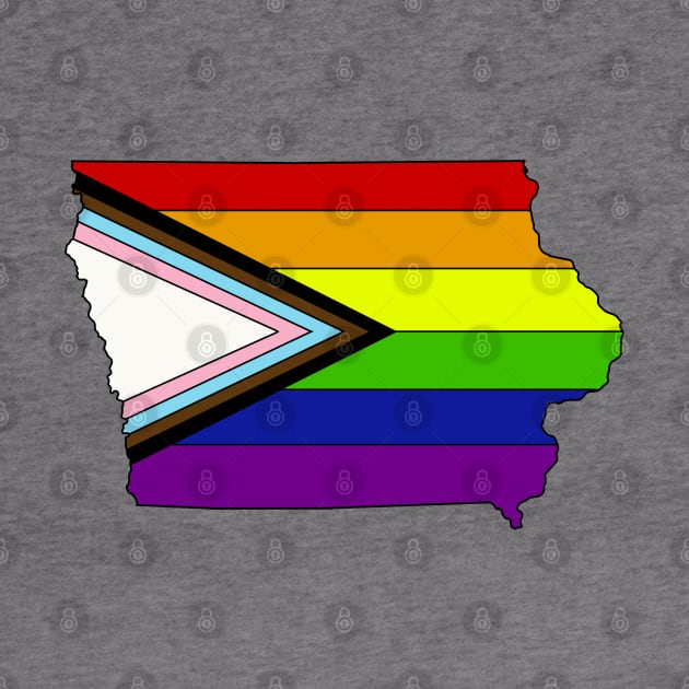 progress pride flag - Iowa by TheUndeadDesign